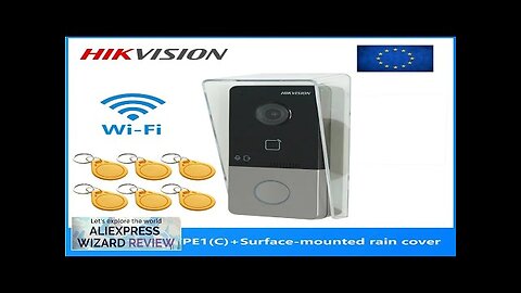 HIKVISION Multi-language DS-KV6113-WPE1(C) IP DoorbellWiFi Doorbell Door phone Video Review