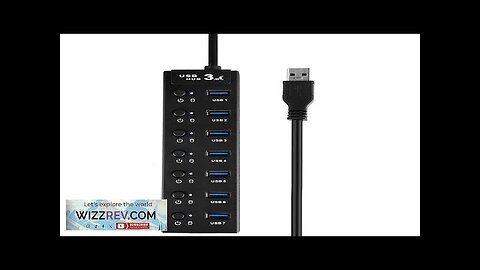 7-in-1 USB 3.0 Hub Docking Station USB Adapter with USB3.0*7 Multiports Splitter Review