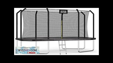 AOTOB 12 FT 14 FT Rectangle Trampoline Perfect Outdoor Trampoline Review