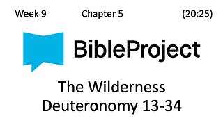 2025-03-12 Bible in a Year - Week 9 - Deuteronomy 13-34
