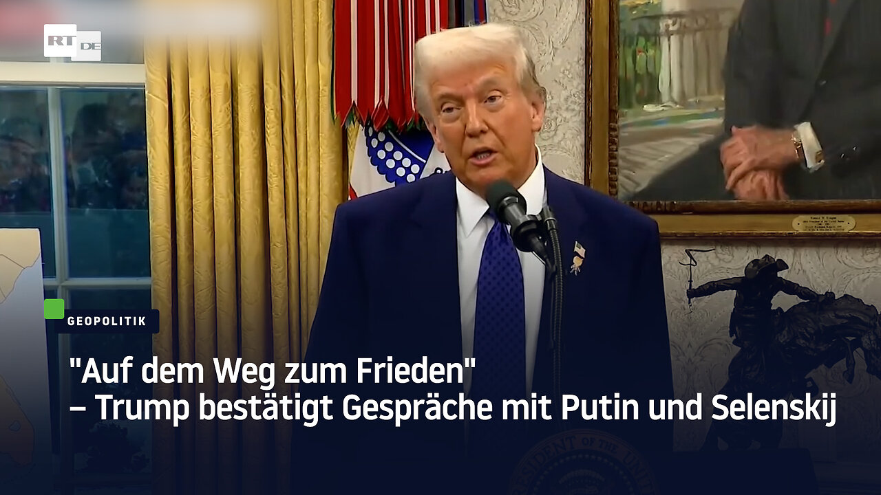 "Auf dem Weg zum Frieden" – Trump bestätigt Gespräche mit Putin und Selenskij