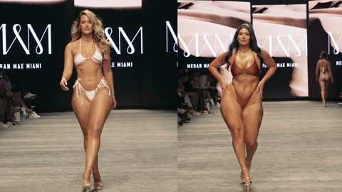 Marissa Dubois VS Erifili Sfakianakis Slow Motion - Miami Swim Week 23 Art Hearts Fashion