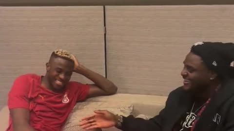 Victor Osimhen's response when 'asked' if he will join Man Utd this summer is going viral