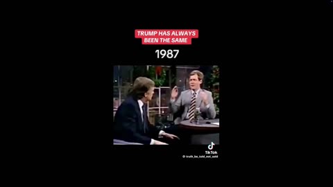 The Same Man since 1987 DJT