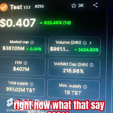 test tst crypto coin price prediction! #fyp