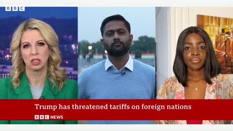 What tariffs has Trump threatened foreign nations with? | BBC News