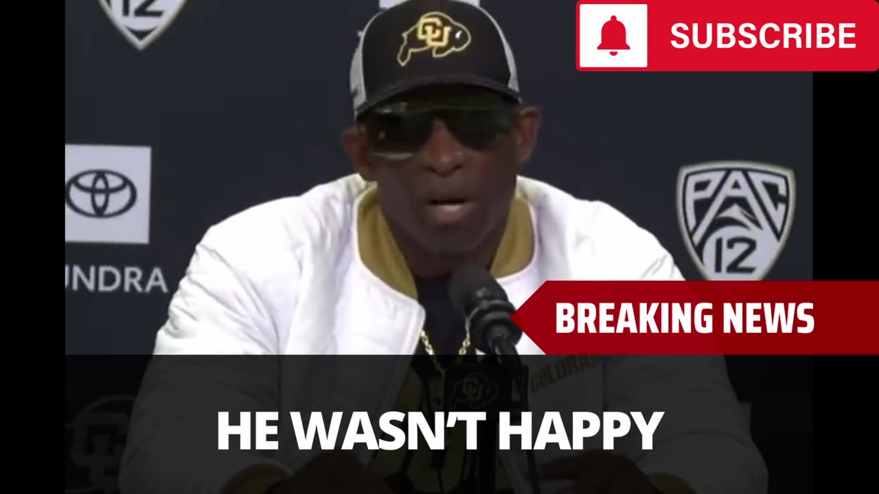 Deion Sanders Wasn't Happy About This
