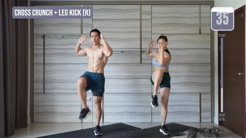 35 Minutes Cardio, Abs Standing workout with warm up