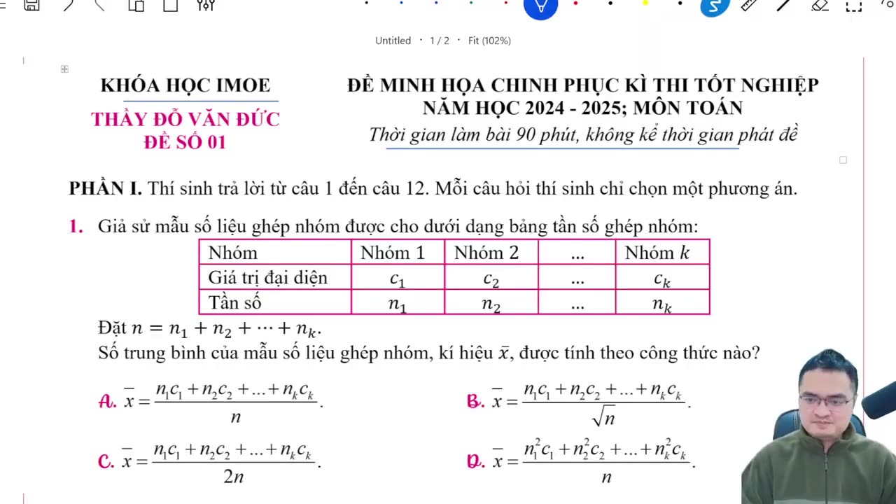 OB1 Đề thực chiến luyện đề số 1