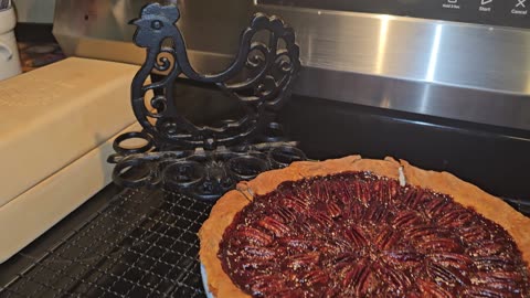 There won't be any more Chocolate Bourbon Pecan Pie when all the chickens have been exterminated.