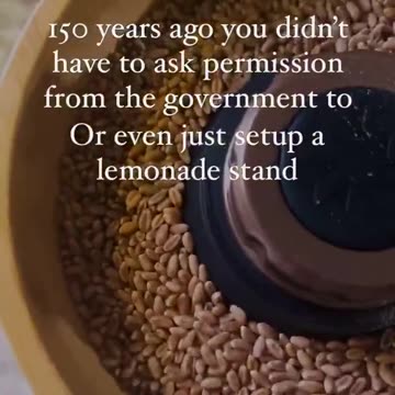 "150 years ago you didn't have to ask permission from the government to"