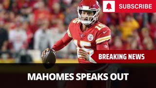 Patrick Mahomes Speaks Out On Refs Narrative