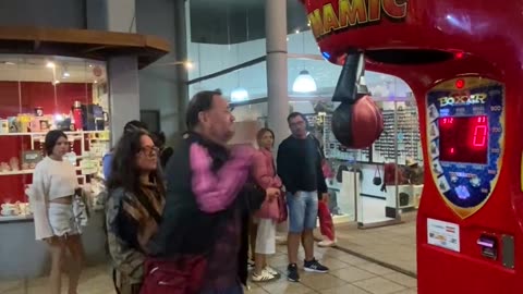 A Man with a Cane, Swings and Misses