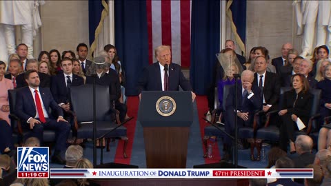 BREAKING .. 'GOLDEN AGE' President Trump delivers inaugural address