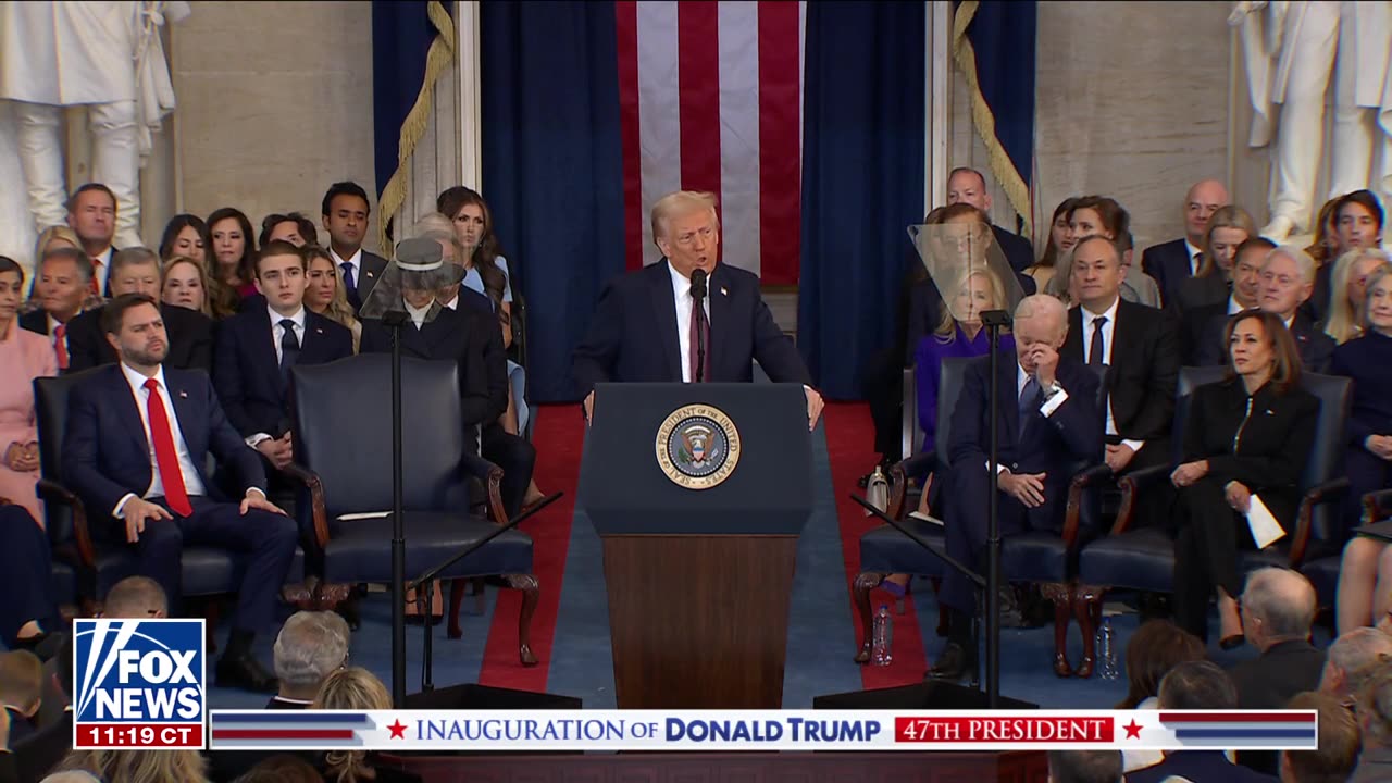 BREAKING .. 'GOLDEN AGE' President Trump delivers inaugural address