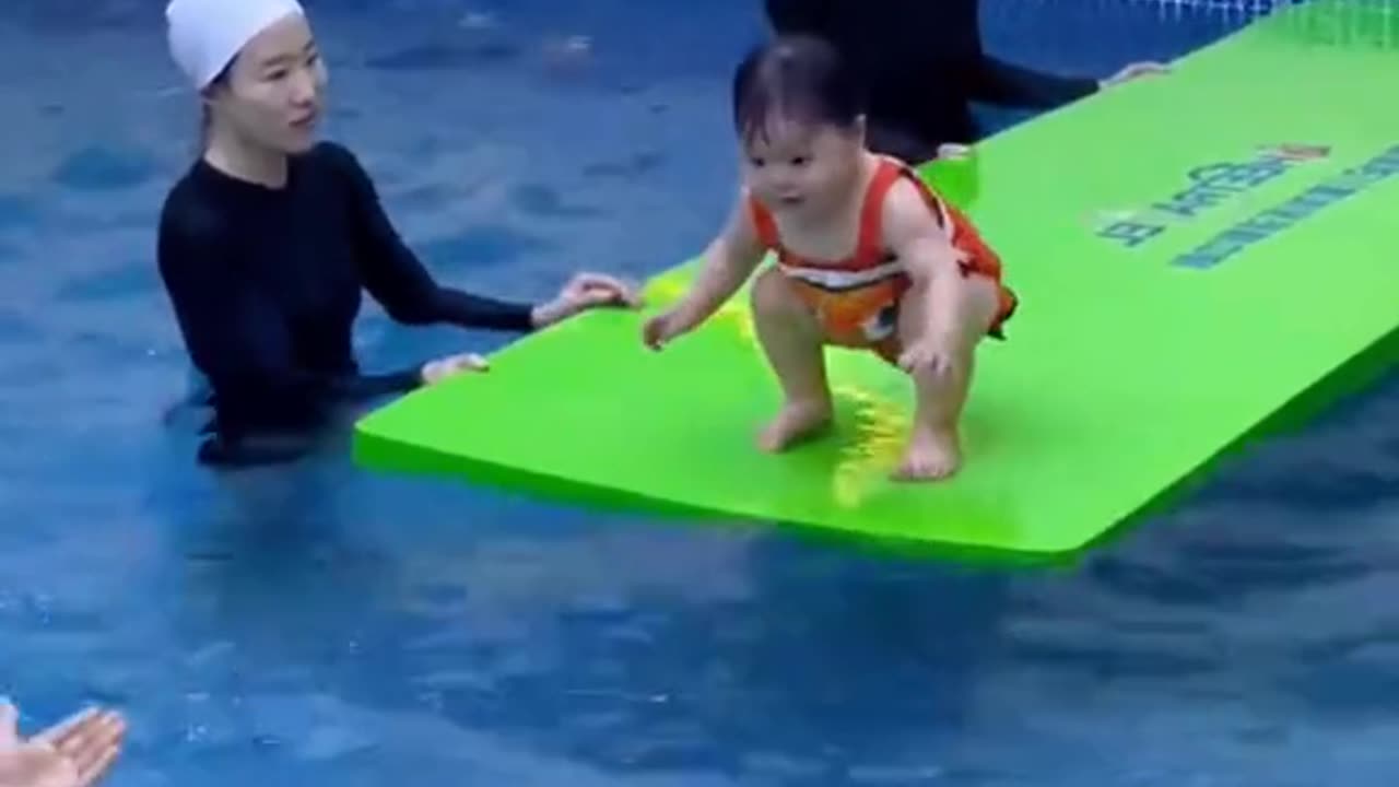 baby funny Chubby diver