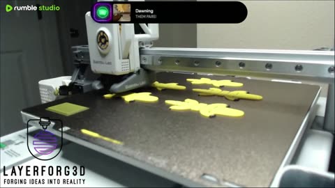 Printing some Yellow Crocodiles!