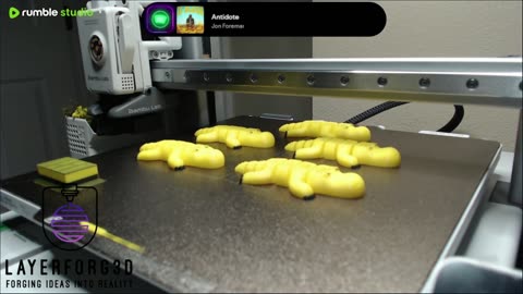 Printing some Yellow Crocodiles!