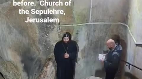 The angelic voice of a Syriac Orthodox Church monk in an ancient Coptic cistern of Jerusalem