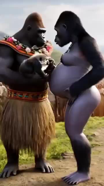 "Embracing Nature: An Unspoken Wedding Ceremony with Animal Guests"