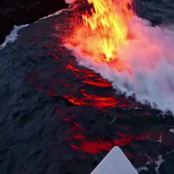 One of the most active volcanoes on Earth 😱😲