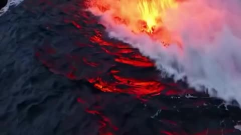 One of the most active volcanoes on Earth 😱😲