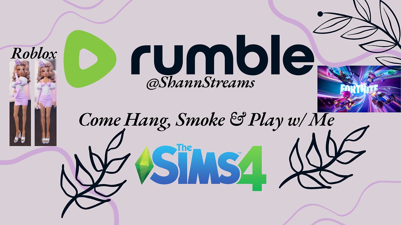 Come play w/ me! Fortnite, Roblox DRESS TO IMPRESS , Sims 4 :)