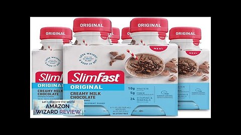 SlimFast Meal Replacement Shake Original Creamy Milk Chocolate 10g of Ready Review