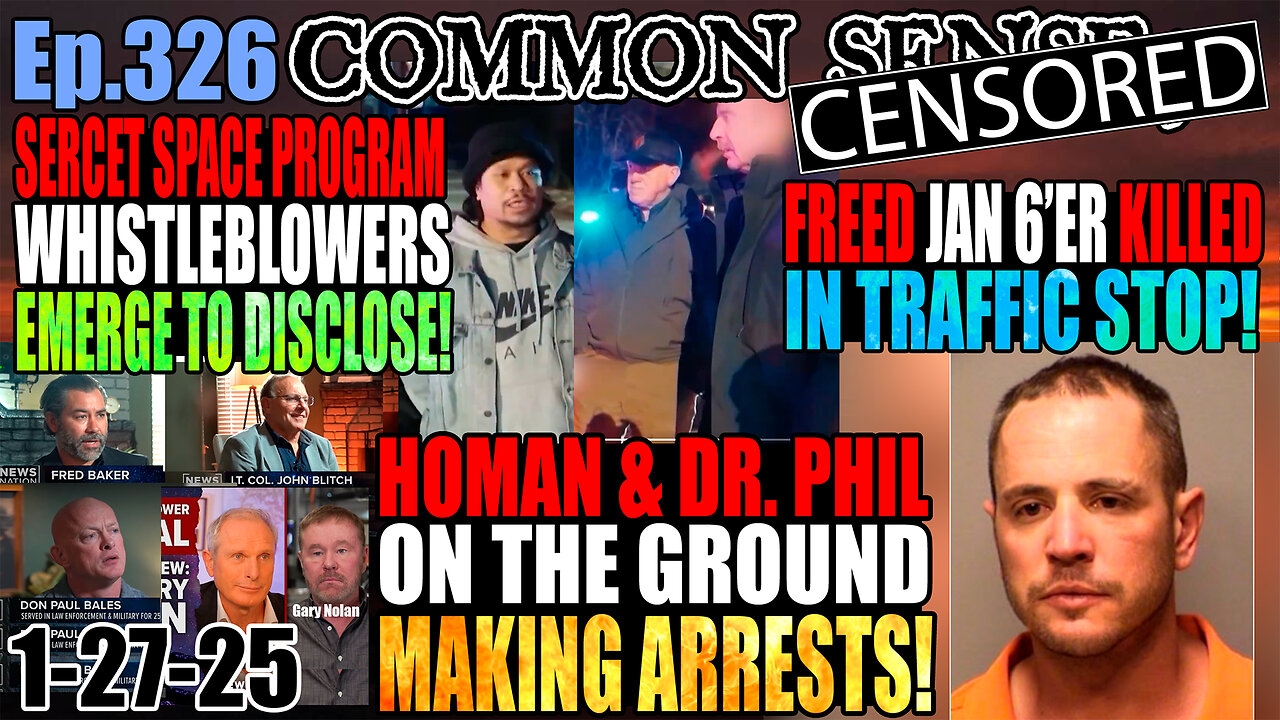 Ep.326 Why Trump Really Wants to End FEMA? JFK Declas Set Up 2 Fail? Ratcliffe/CIA: Covid From Wuhan Lab, Homan/Dr. Phil Busting Illegals In Chicago, Freed Jan 6’er Killed In Traffic Stop! Deluge of Whistleblowers!