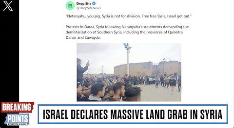 Israel DEMANDS ALL Of Southern Syria