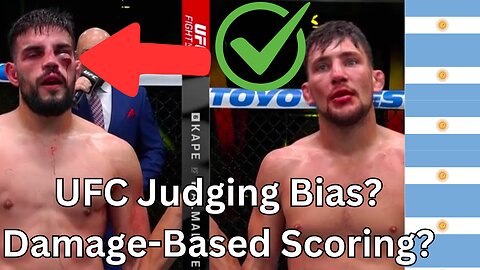 Esteban 'El Gringo' Ribovics Got ROBBED; UFC Judging Bias. Damage-Based Scoring?