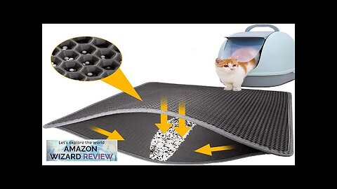 LeToo Cat Litter Mat Grey Trapping for Litter Box No Slip Review