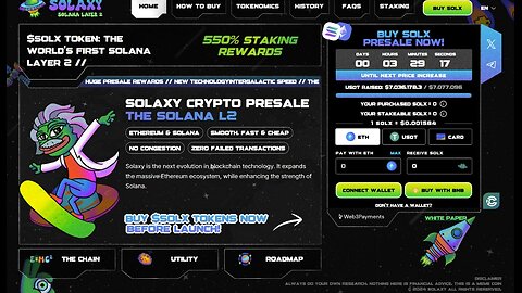 Layer-2 Tokens Lead Market, Solaxy ICO Raises $7 Million – Best Crypto Presale to Buy Now