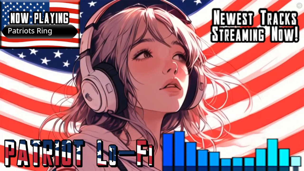 🎶 Stars Stripes and Lofi 🇺🇸 - Inspiring Beats for Study and Relaxation