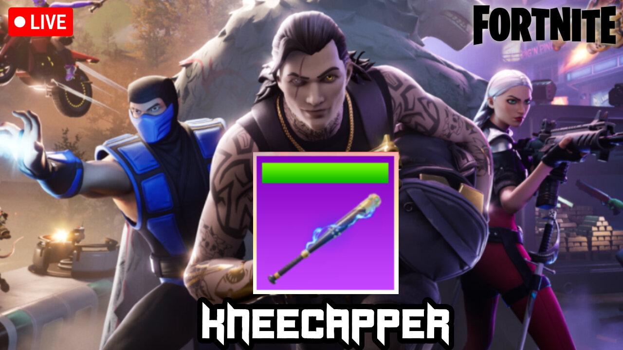 Fortnite Kneecapper Only | Playing Till I Get A Win | Early Stream