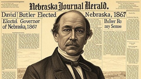 Nebraska's First Governor David Butler - A Story of Ambition, Achievement, and Scandal