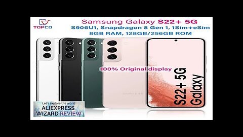 Samsung Galaxy S22+ 5G S906U1 128GB/256GB S22 Plus Snapdragon 8 Gen 1 Review