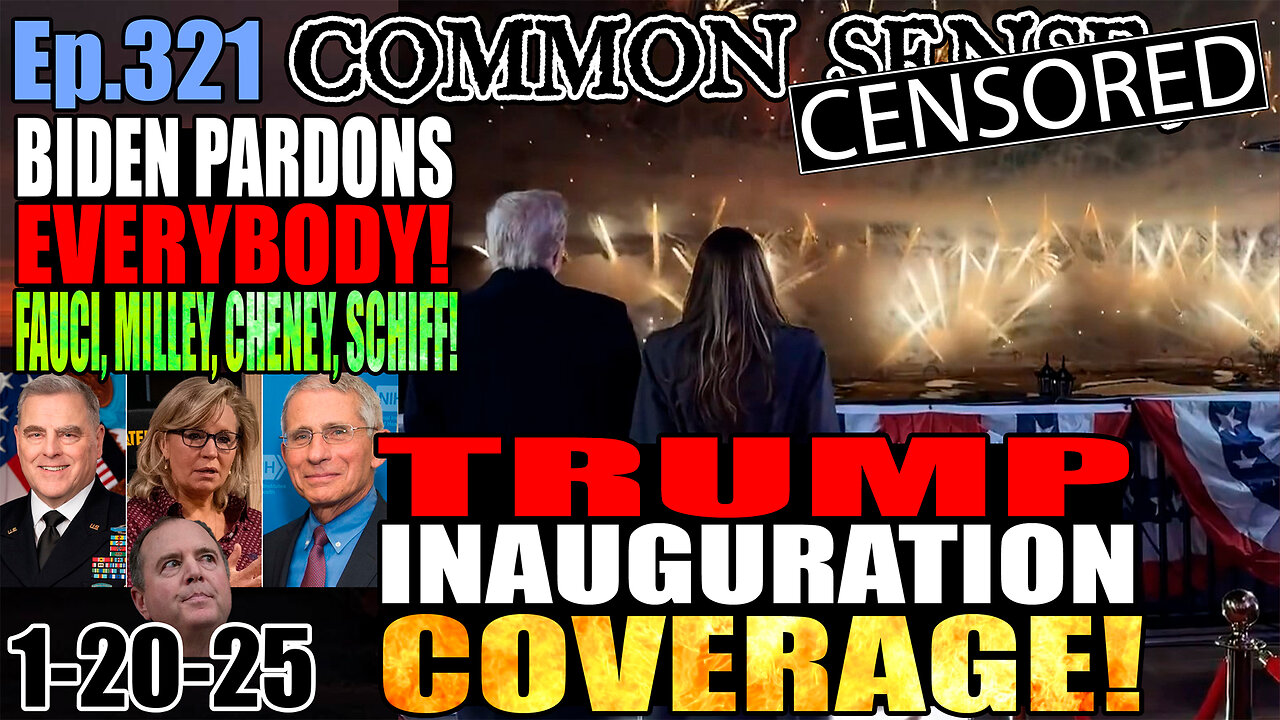 Ep.321 Trump Inauguration Coverage! Biden Pardons Everybody!