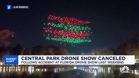 Central Park drone show cancelled