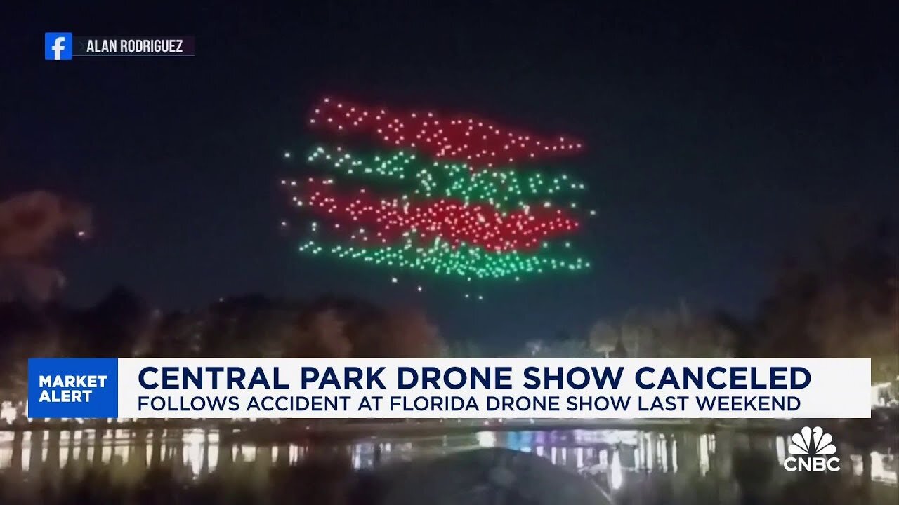 Central Park drone show cancelled