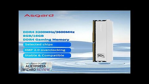 Asgard ddr4 ram memory ddr4 8GB16GB 32GB 3200MHz 3600MHZram ddr4 Feryr Series Review