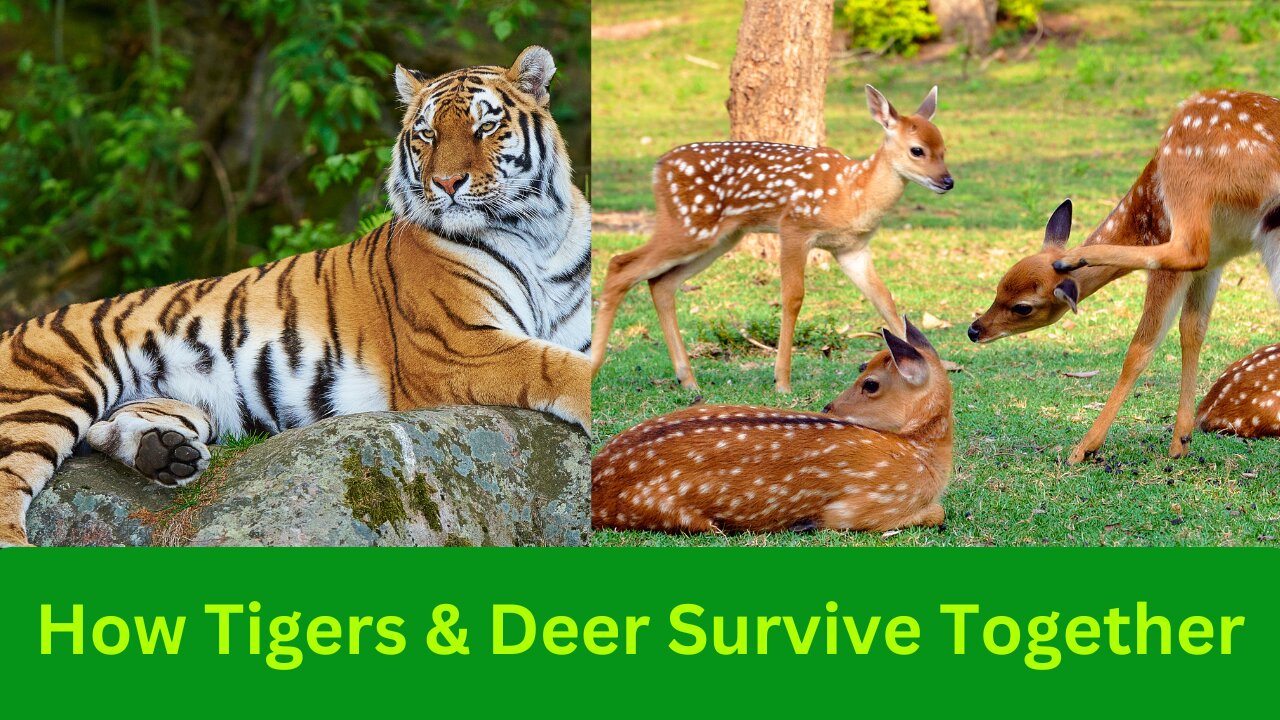 How Siberian Tigers and Sika Deer Coexist in the Wild: Their Survival Strategies