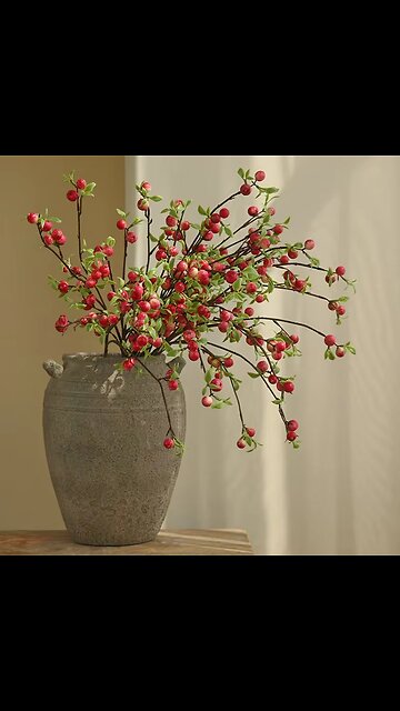 72cm Artificial Single Branch Mini Apple Wedding Flower