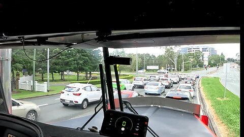 Driving an 18 Speed Road Ranger in Thick Traffic