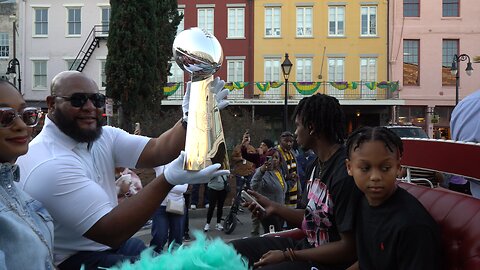 New Orleans Second Line | Super Bowl LIX Kick Off | 2025 | Chiefs VS Eagles Showdown In The Big Easy