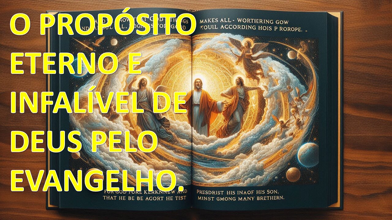 O PROPÓSITO ETERNO E INFALÍVEL DE DEUS PELO EVANGELHO. COM: ALEX CEZAR