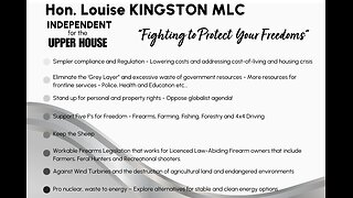 The Hon Louise Kingston and Voting Below the Line in the WA Upper House