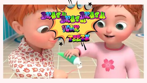 Brush, Brush, Brush your teeth | Kids learning | kids song