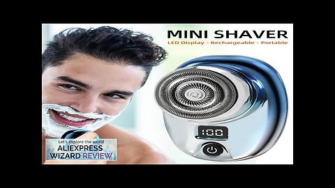 Mini Electric Razor Wet and Dry Washable Razor Fast Charging Digital Display Review