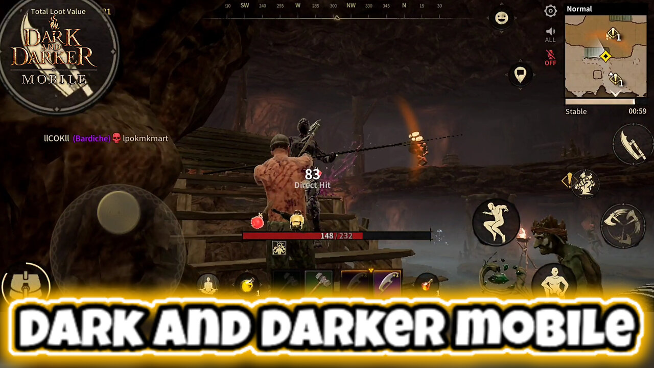 3 More Solo rounds of Dark and Darker Mobile DNDM